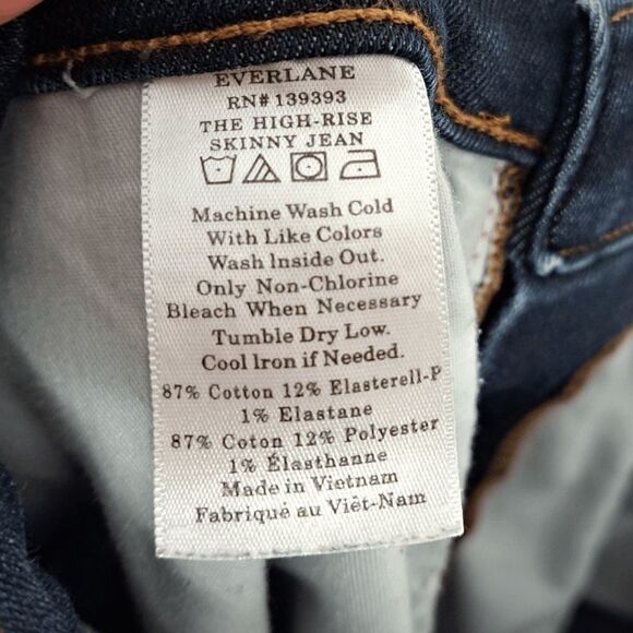 EVERLANE The High Rise Skinny Jean size 28 - Picture 6 of 8